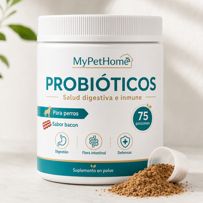 Probióticos para Perros en Polvo – Salud Digestiva y Flora Intestinal | MyPetHome